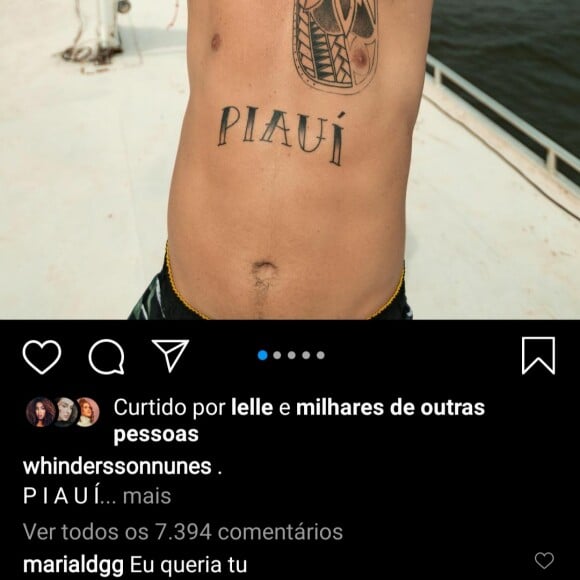 Whindersson Nunes retribui comentário de affair em foto