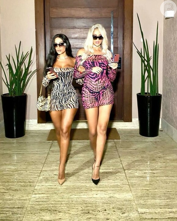 Anitta e Laura Fernandez usaram produções inspirada em Kim Kardashian e Paris Hilton