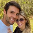 Kaká trocou declarações com a mulher, Carol Dias, no aniversário de 1 ano de casamento
