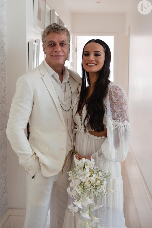 Fabio Assunção e Ana Verena se casaram no começo de abril