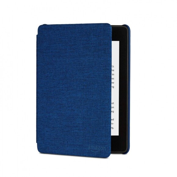 Capa de tecido resistente à água para Kindle Paperwhite, na cor azul