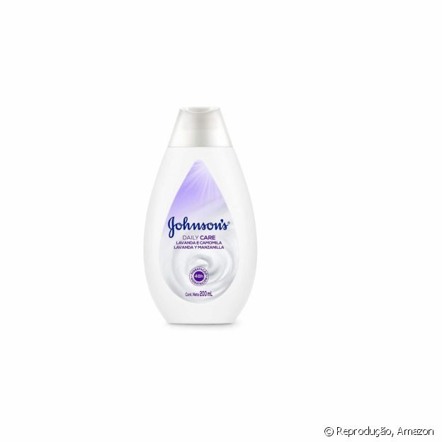 Loção hidratante com lavanda e camomila para o corpo