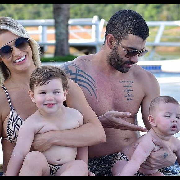 Andressa Suita tem 2 filhos, fruto de casamento com Gusttavo Lima