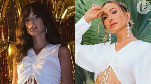 Bruna Marquezine e Sabrina Sato escolhem mesmo look para Réveillon, em 2 de janeiro de 2021