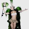Claudia Leitte falou sobre a fantasia que vai usar para desfilar no Carnaval de 2015 pela Mocidade Independente de Padre Miguel. 'A roupa vai ser muito sensual', disse nos bastidores do programa 'Altas Horas'