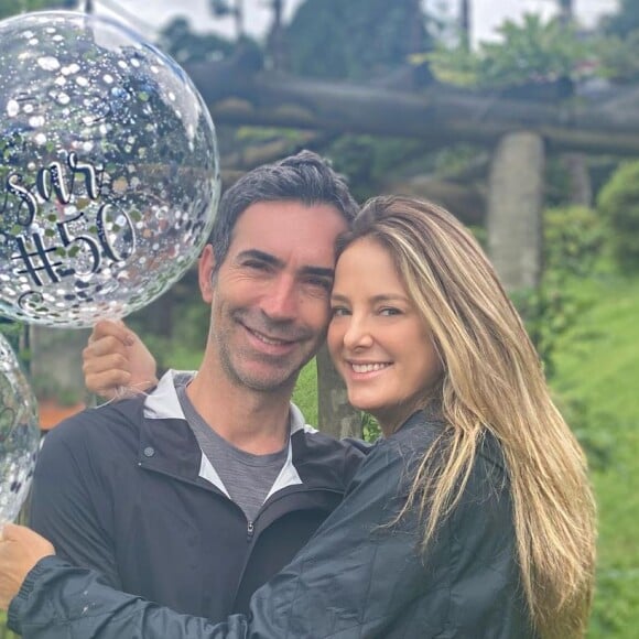 Ticiane Pinheiro destacou qualidades do marido, Cesar Tralli