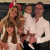 Ticiane Pinheiro reuniu o marido e as filhas no Ano Novo