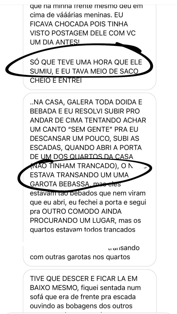 Ex-noiva de Nego do Borel mostra conversa com internauta que revelou traição