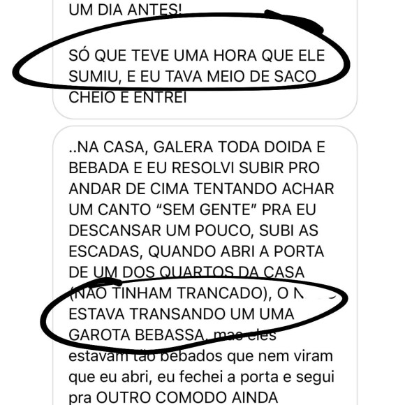 Ex-noiva de Nego do Borel mostra conversa com internauta que revelou traição