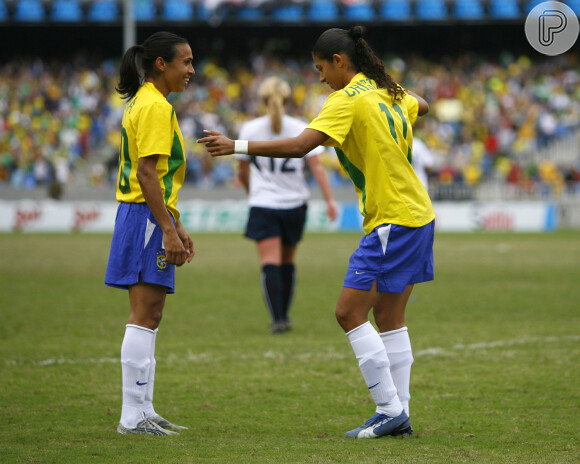 Marta Silva entrou para a história do futebol como maior recordista de Copas do Mundo
