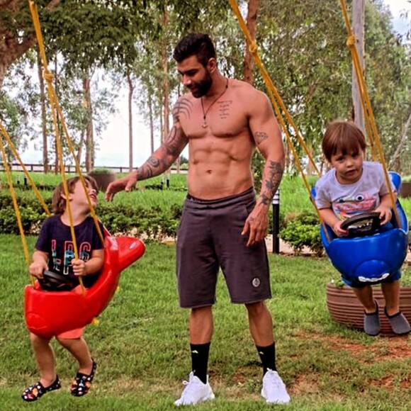 Andressa Suita sobre o cantor: 'As crianças estão amando, porque o Gusttavo virou um paizão'