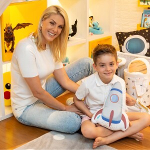 Ana Hickmann elogiou novo quarto do filho: 'É dinâmico, divertido'