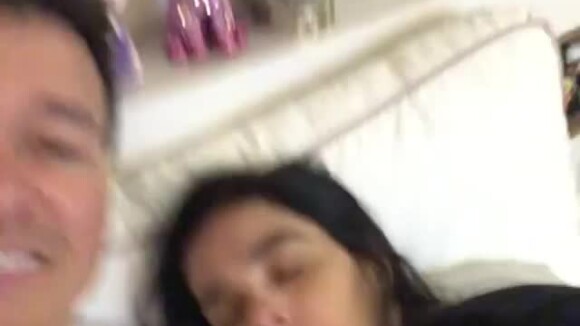 Mulher de Rodrigo Faro, Vera Viel é filmada dormindo de boca aberta