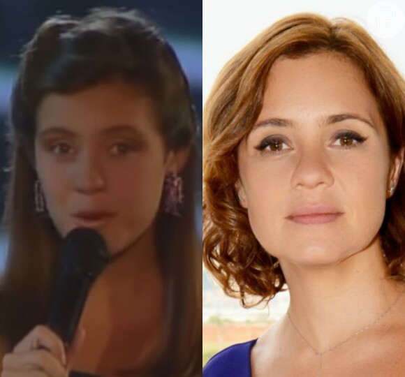 Adriana Esteves apresentou a temporada 1990 do 'Globo de Ouro'