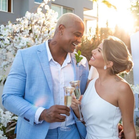 Léo Santana e Lorena Improta se casaram assim que a dançarina descobriu a gravidez