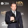 Ben Afleck vai à entrega do prêmio no Hollywood Film Awards, em Los Angeles, nos Estados Unidos. Jennifez Lopez, ex-noiva do ator, também estava presente no evento