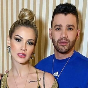 Andressa Suita e Gusttavo Lima surgiram de mãos dadas em um vídeo recente