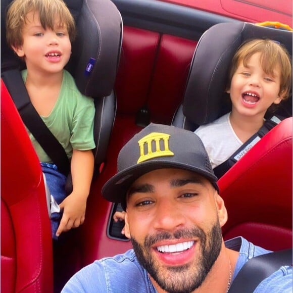 Andressa Suita e Gusttavo Lima são pais de Gabriel e Samuel