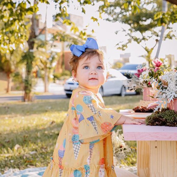 Filha de Zé Neto e Natália Toscano esbanjou fofura em piquenique para comemorar 1 ano. 'Chegou nas nossas vidas cheia trazendo pureza e encanto', afirmou a influencer ao Purepeople