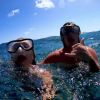 Sasha Meneghel e o marido, João Figueiredo, mergulharam em viagem pelas Ilhas Maldivas em lua-de-mel