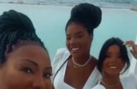 Ludmilla e Brunna Gonçalves renovam votos de casamento em Curaçao