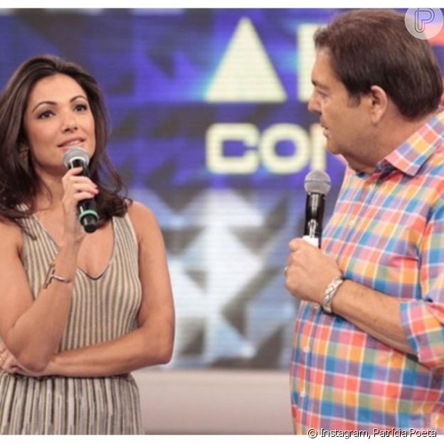 Patrícia Poeta disse que teve "uma das experiências e generosas da vida" graças à Faustão.