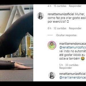 Marília Mendonça dá dica para internauta sobre vida fitness
