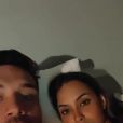 Sarah Andrade e Lucas Viana se filmam na cama em dia de despedida de viagem romântica