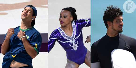 Medalha no skate, ginástica com funk e mais: Brasil faz bonito em Olimpíadas e anima celebs