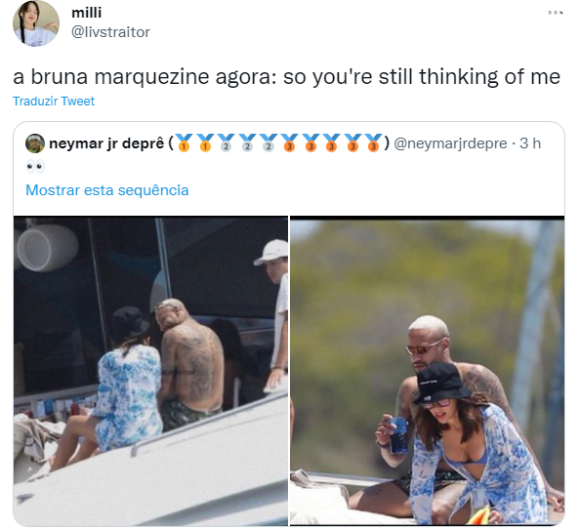 Internautas apontam semelhança entre Bruna Marquezine e Bruna Biancardi, flagrada com Neymar em Ibiza.