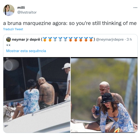 Internautas apontam semelhança entre Bruna Marquezine e Bruna Biancardi, flagrada com Neymar em Ibiza.