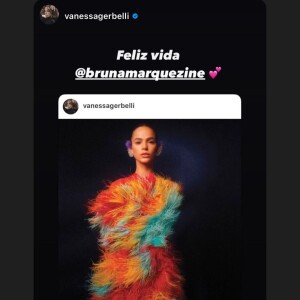 Vanessa Gerbelli, que foi mãe de Bruna Marquezine na novela 'Mulheres Apaixonadas' também deu os parabéns à atriz