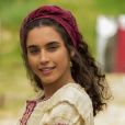 Na novela 'Gênesis', Diná (Giovanna Coimbra) ganha declaração de amor de Siquém (Marcelo Filho): ' Eu quero ser um bom marido pra você, Diná. Quero te fazer feliz' 