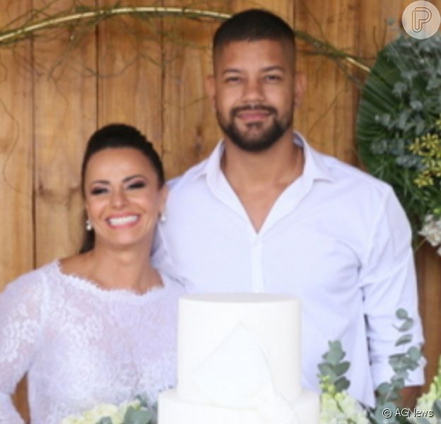 Casamento de Viviane Araujo e Guilherme Militão teve pet no altar, choro dos noivos e festa com samba