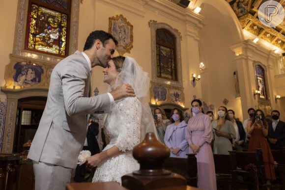 Fotos do casamento de Carol Celico e Eduardo Scarpa: primeira cerimônia foi religiosa em São Paulo