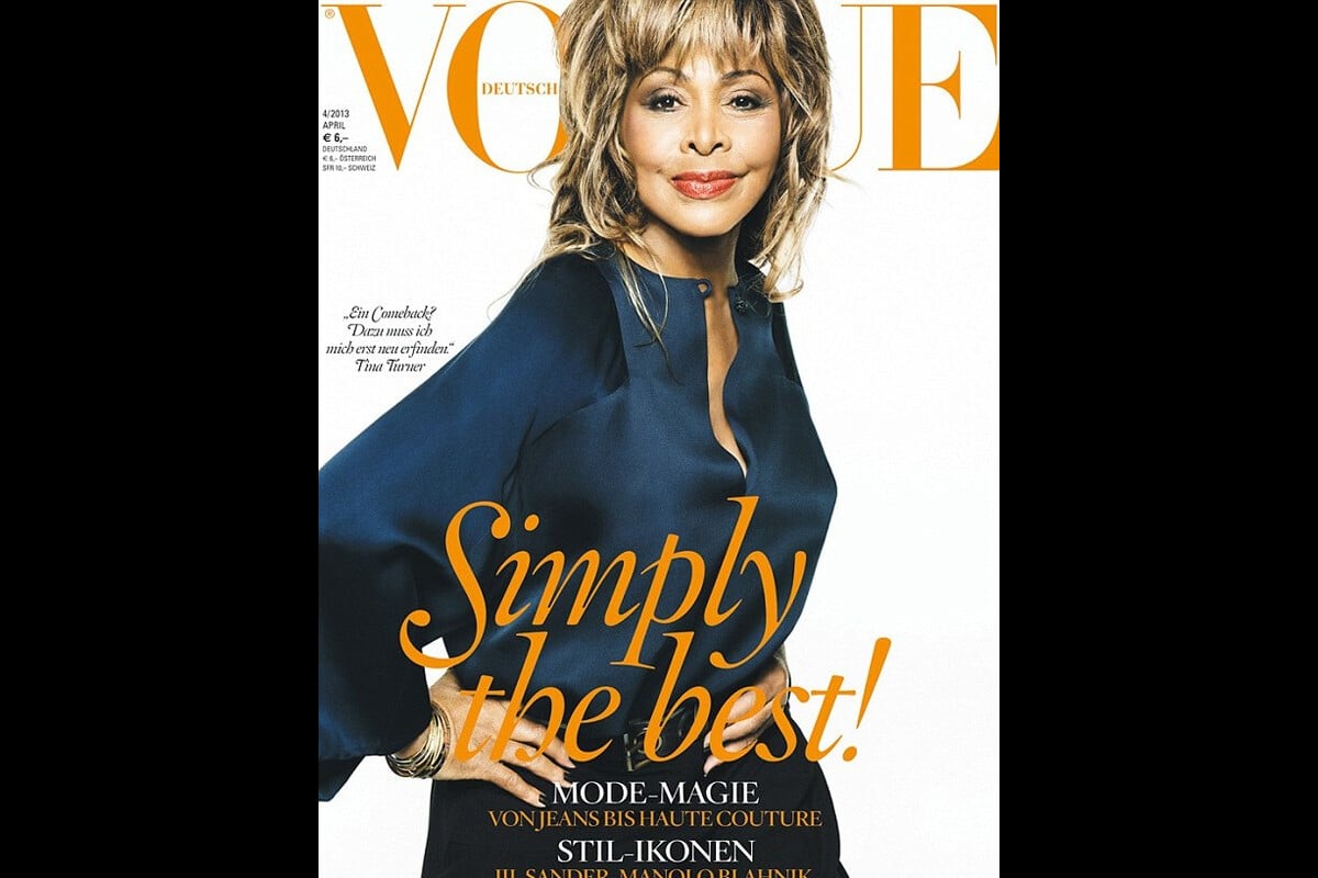 Aos 73 anos, Tina Turner posa para a capa da Vogue pela primeira vez -  Purepeople