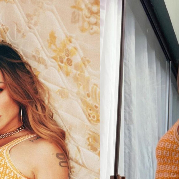 Vestido mini Fendi foi escolhido por Isis Valverde e Cleo