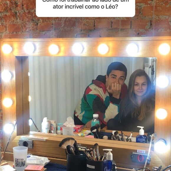 Carla Diaz explicou a parceria com Leo Bittencourt, intérprete de Daniel Cravinhos