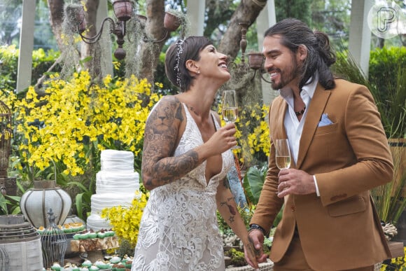 'Casamento às Cegas': Vestido de noiva de Nanda Terra tinha decote profundo