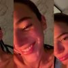 Bruna Marquezine sorri ao posar nua em banheira nos stories do Instagram