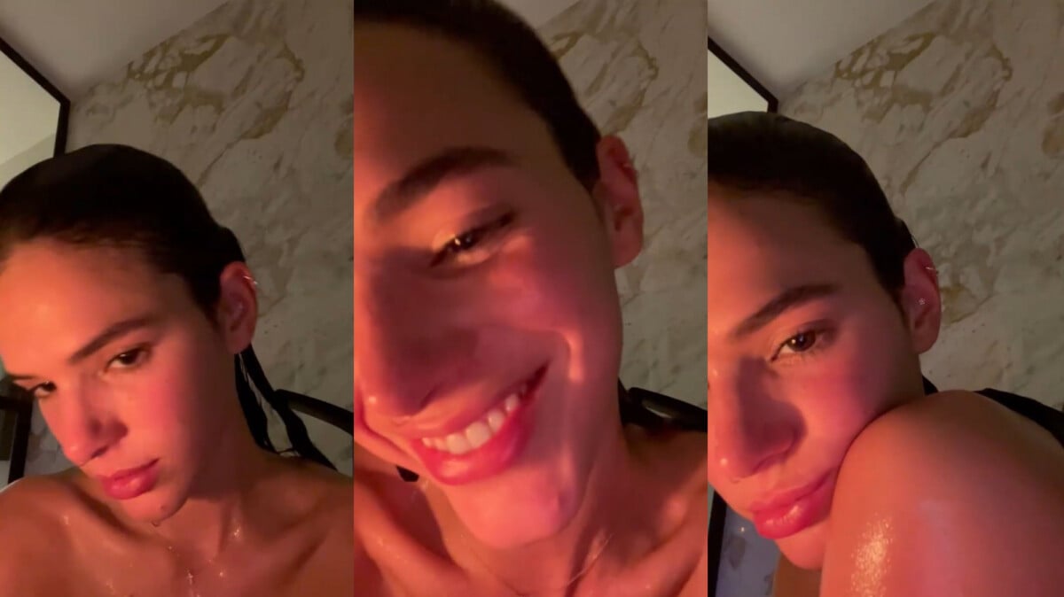 Foto: Bruna Marquezine sorri ao posar nua em banheira nos stories do  Instagram - Purepeople