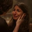 Reta final da novela 'Gênesis': Tamar (Juliana Xavier) teme ficar desamparada se não casar com Selá (Guilherme Seta)