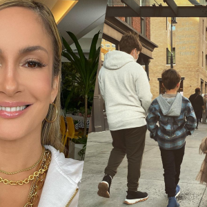 Claudia Leitte compartilha fotos de viagem com a família