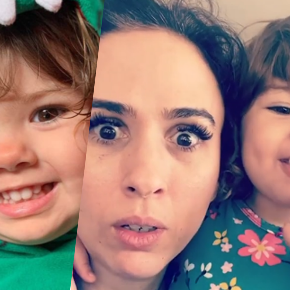 Tatá Werneck dividiu com os seguidores mais registros fofos da filha Clara Maria