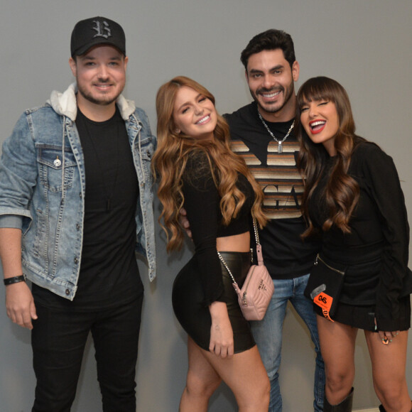 Viih Tube e Thais Braz marcaram presença no show da dupla Israel e Rodolffo