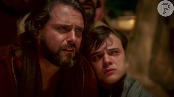 Reta final de 'Gênesis': Benjamin (Marcus Bessa) também chora ao rever o único irmão por parte de pai e mãe na novela