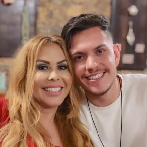 A paz reinou entre Joelma e o filho, Yago, de 26 anos