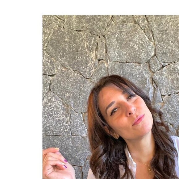 Natasha Dantas, esposa de William Bonner, conta que o cisto cresceu no último ano