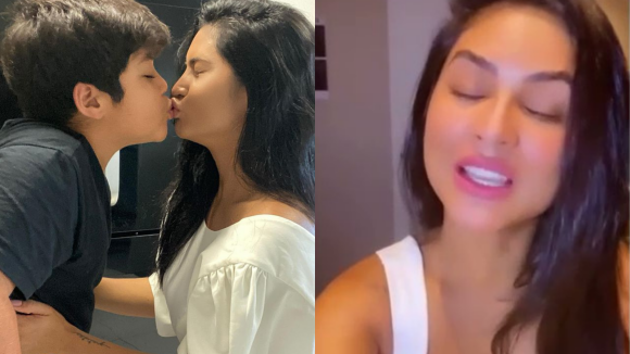 Mileide Mihaile se emociona em vídeo de aniversário do filho com Safadão durante 'A Fazenda 13'