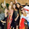 Angélica comemora aniversário de 41 anos com churrasco com a presença de Grazi Massafera, Otaviano Costa, Flávia Alessandra, Andra Santa Rosa (mulher de Márcio Garcia) e amigas